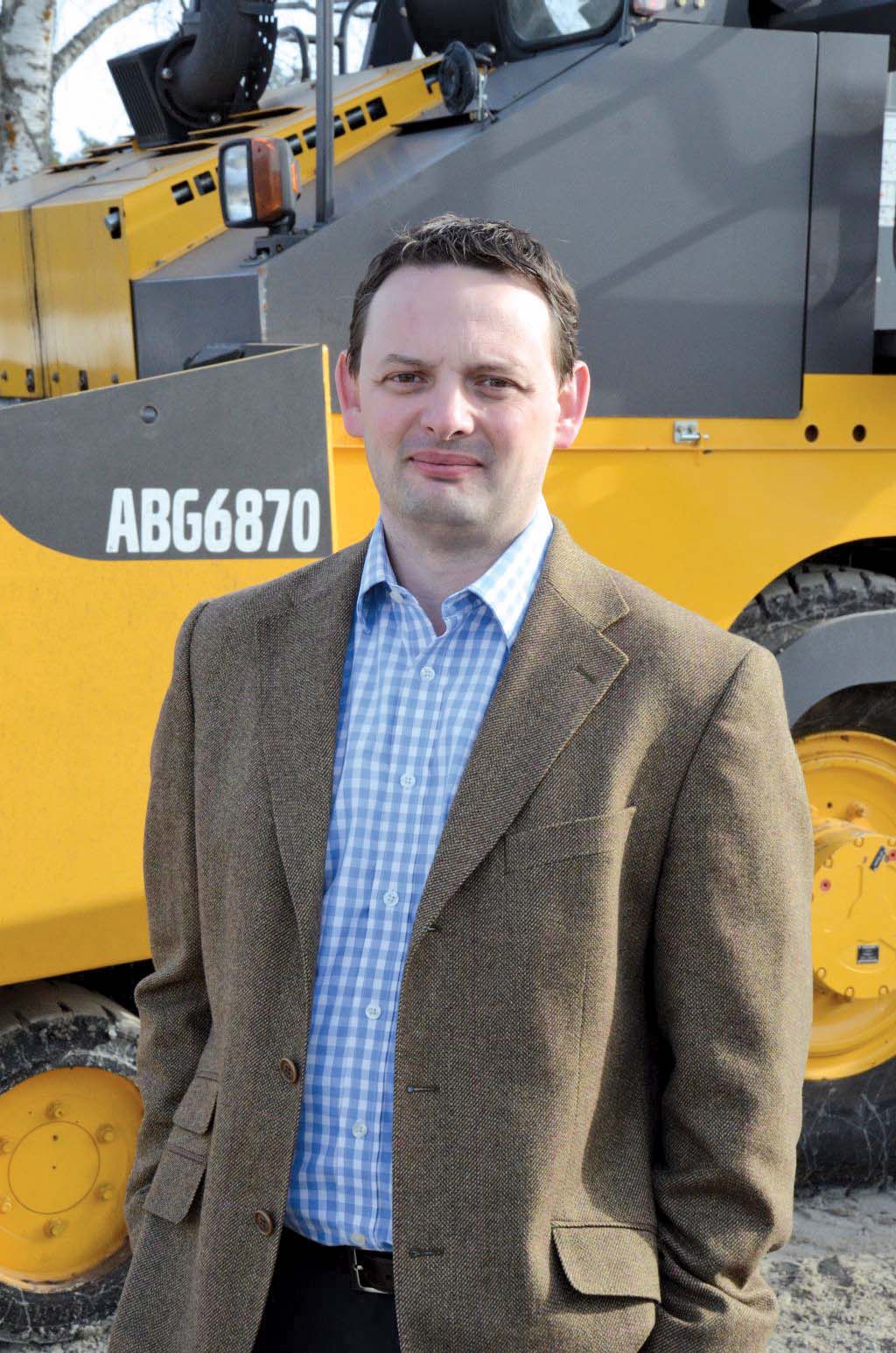 Darren Fitch EMEA region within Volvo CE