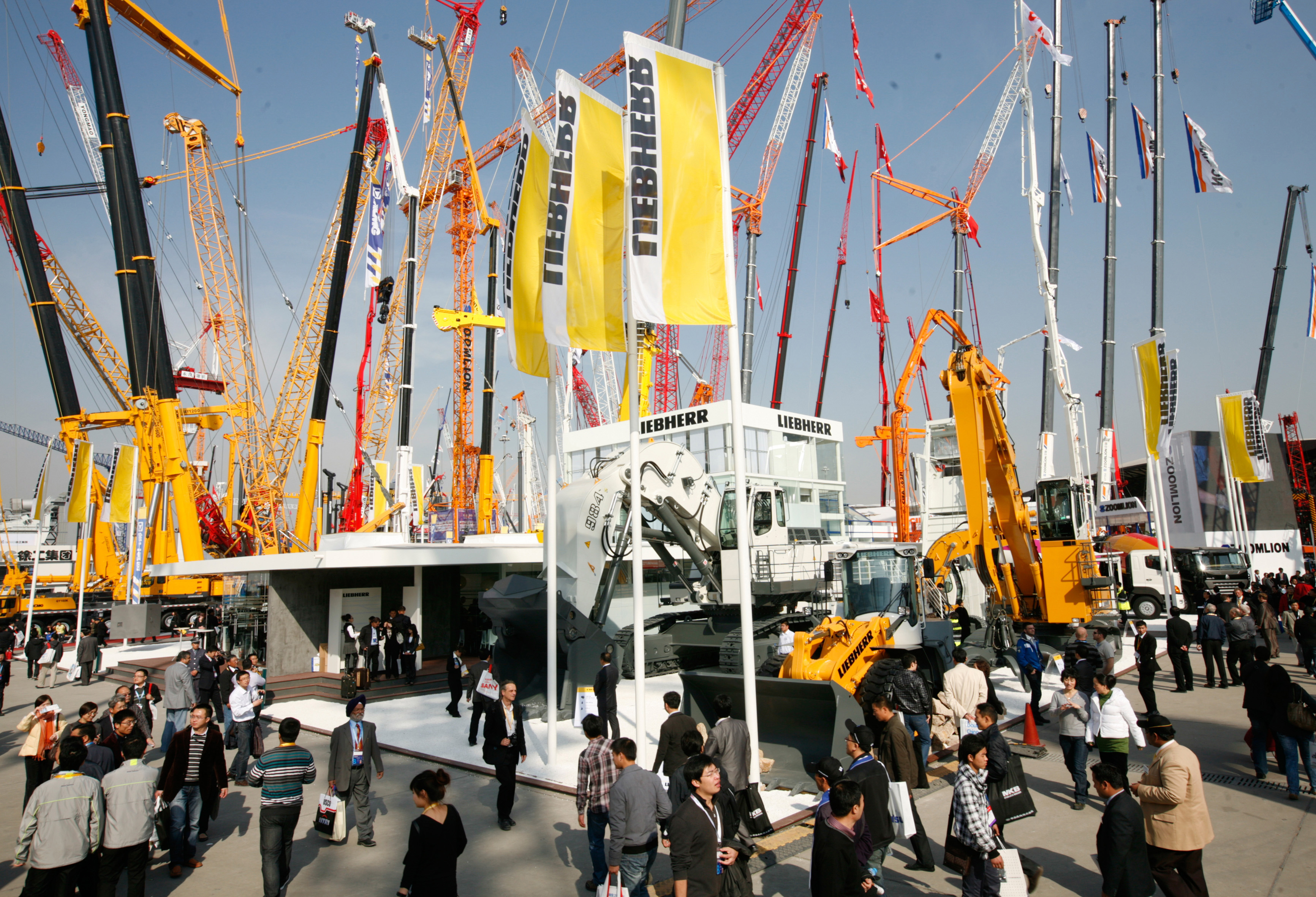 bauma China 2014 Preview Liebherr stand