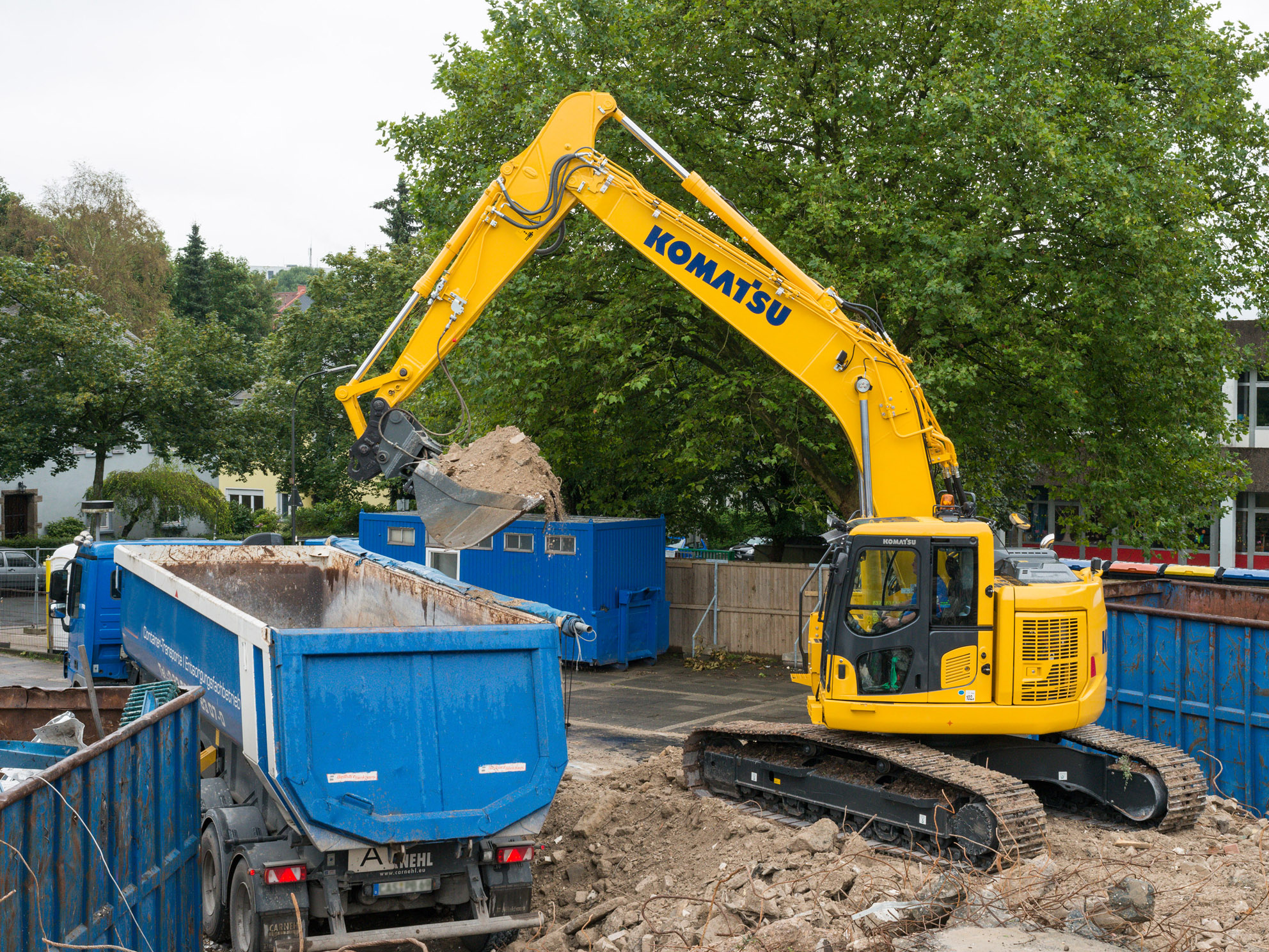 Komatsu’s PC228USLC-10 excavator