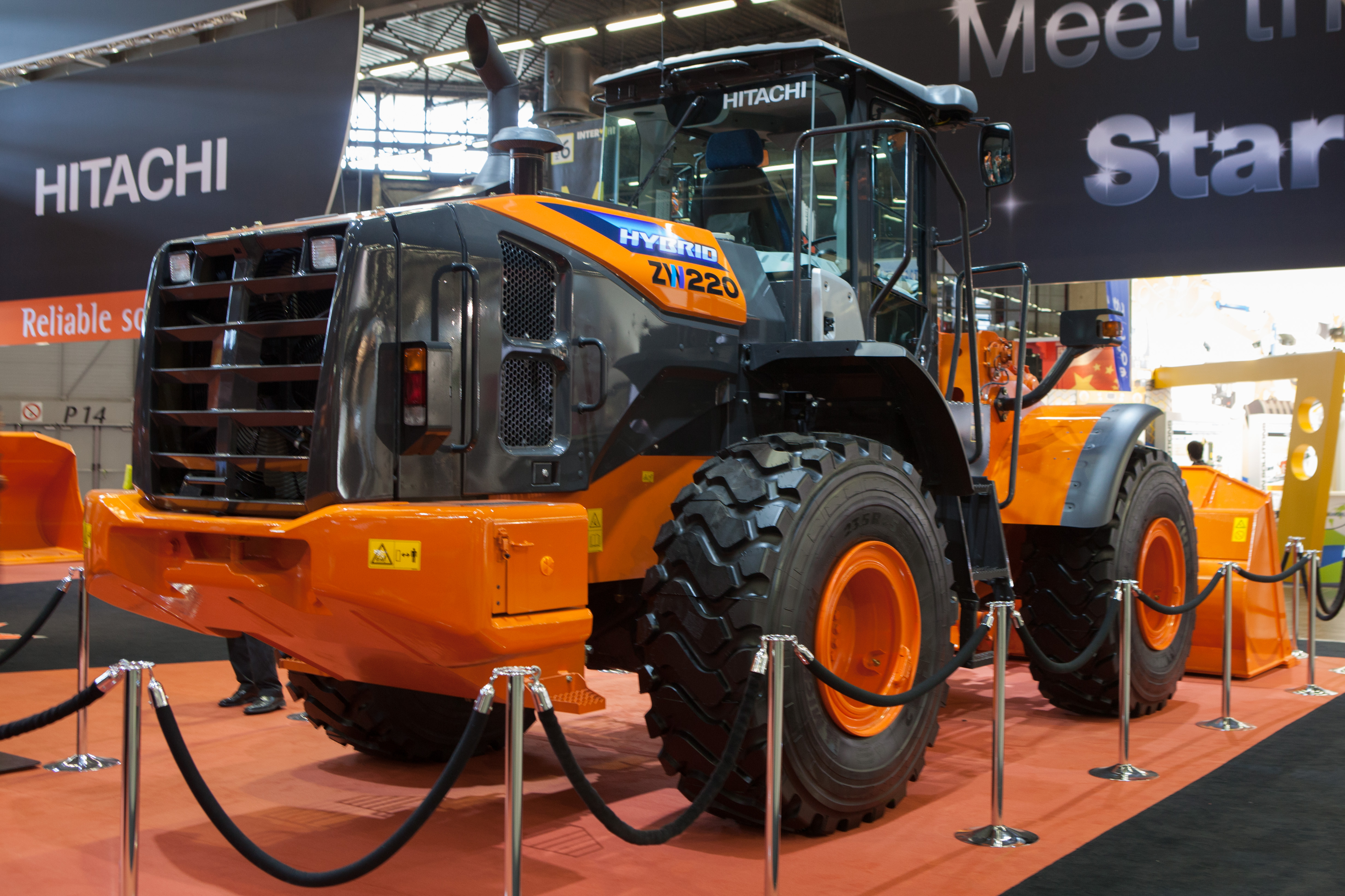 Hitachi ZW220HYB-5 hybrid-wheeled loader