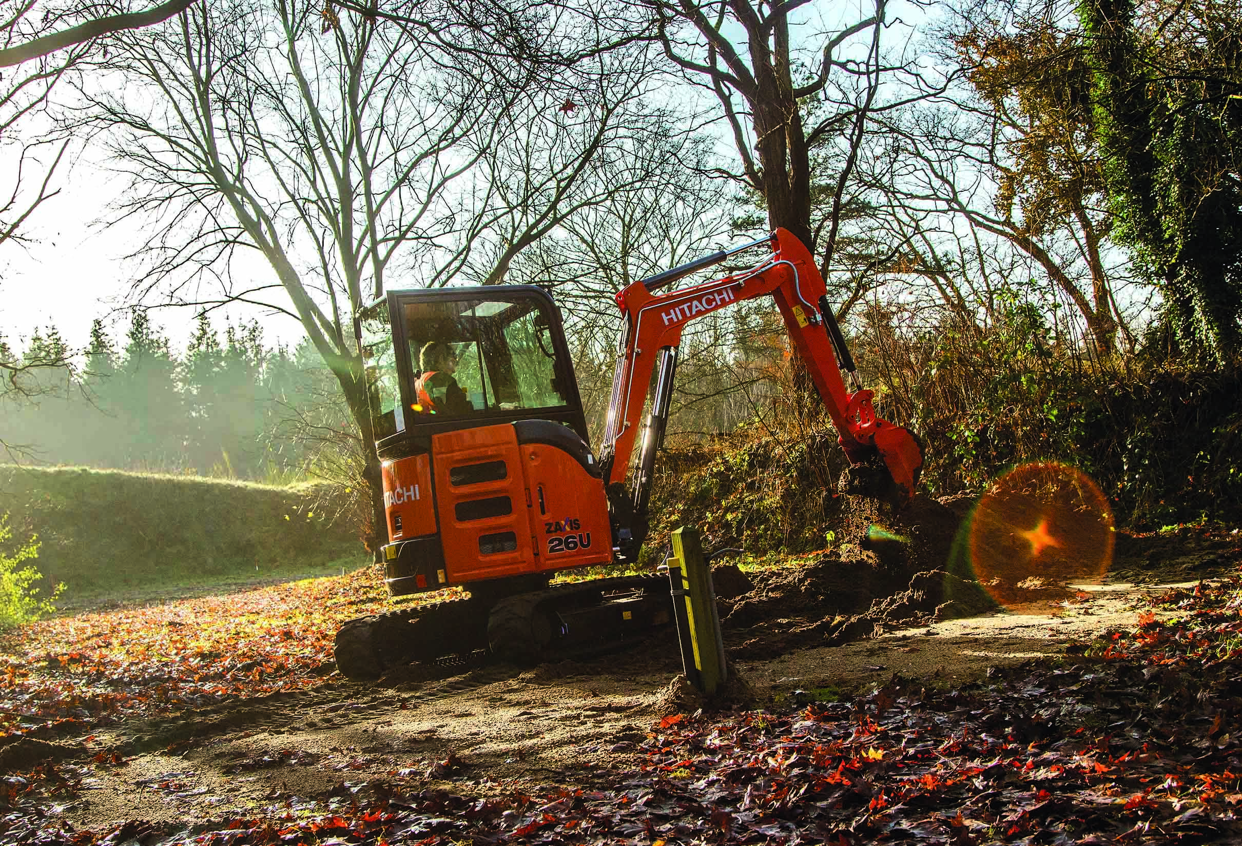 Hitachi’s mini excavators 