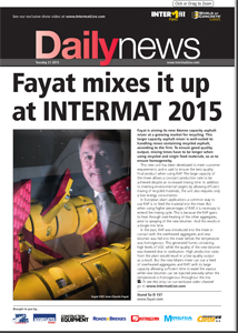 INTERMAT Day 2 front cover avatar