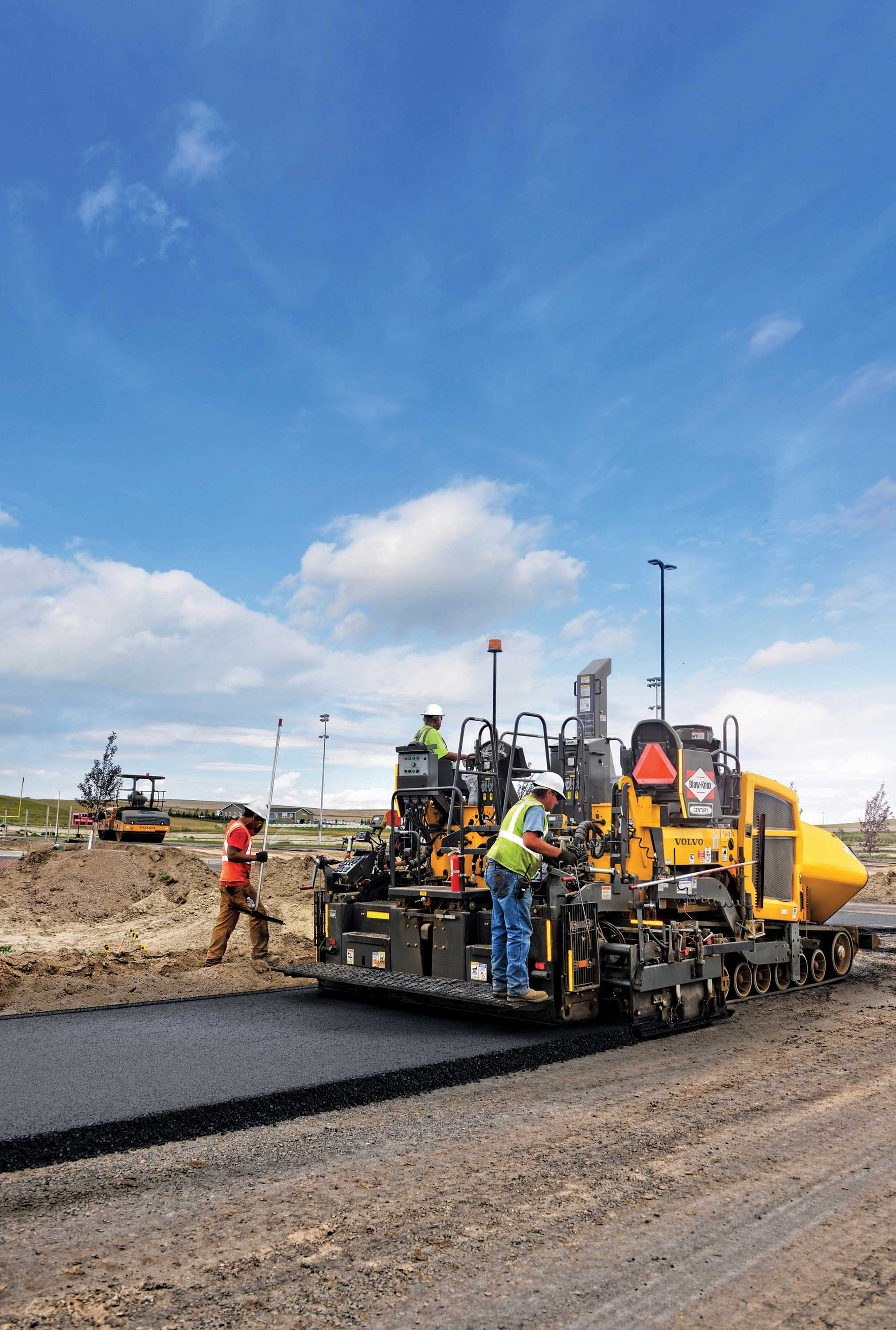 Volvo CE pavers key infrastructure job in Montana