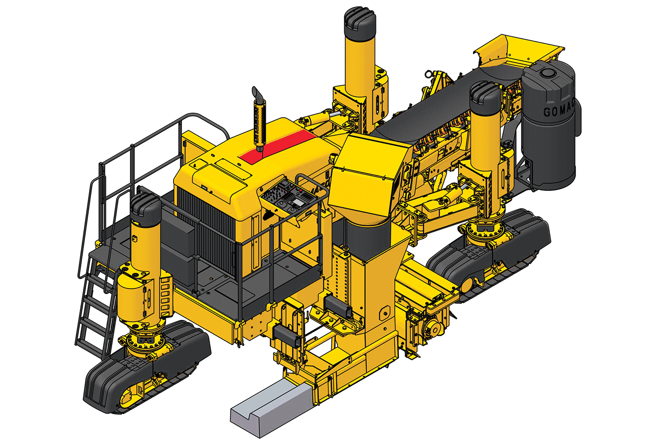 Versatile smart paver from GOMACO