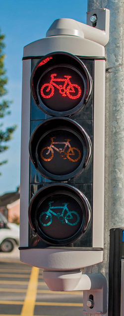 SWARCO signal system for cycle lanes