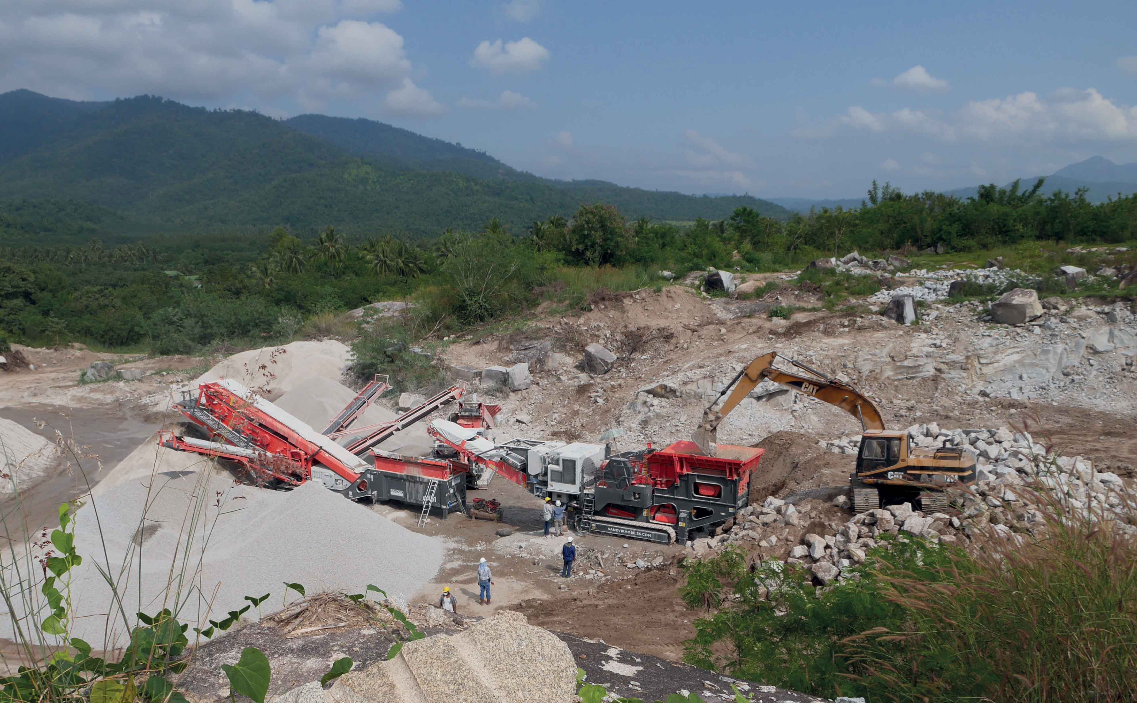 Sandvik crushing and screening machines 