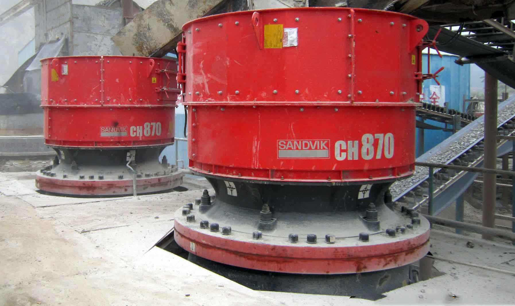 The Sandvik cone crushers China