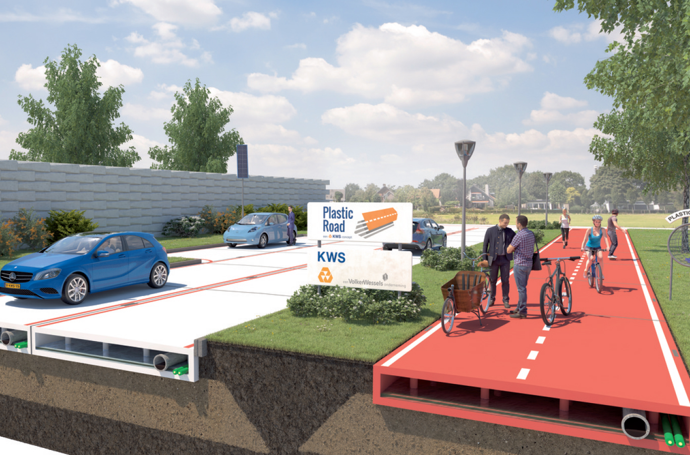 Total, KWS and Wavin develop PlasticRoad