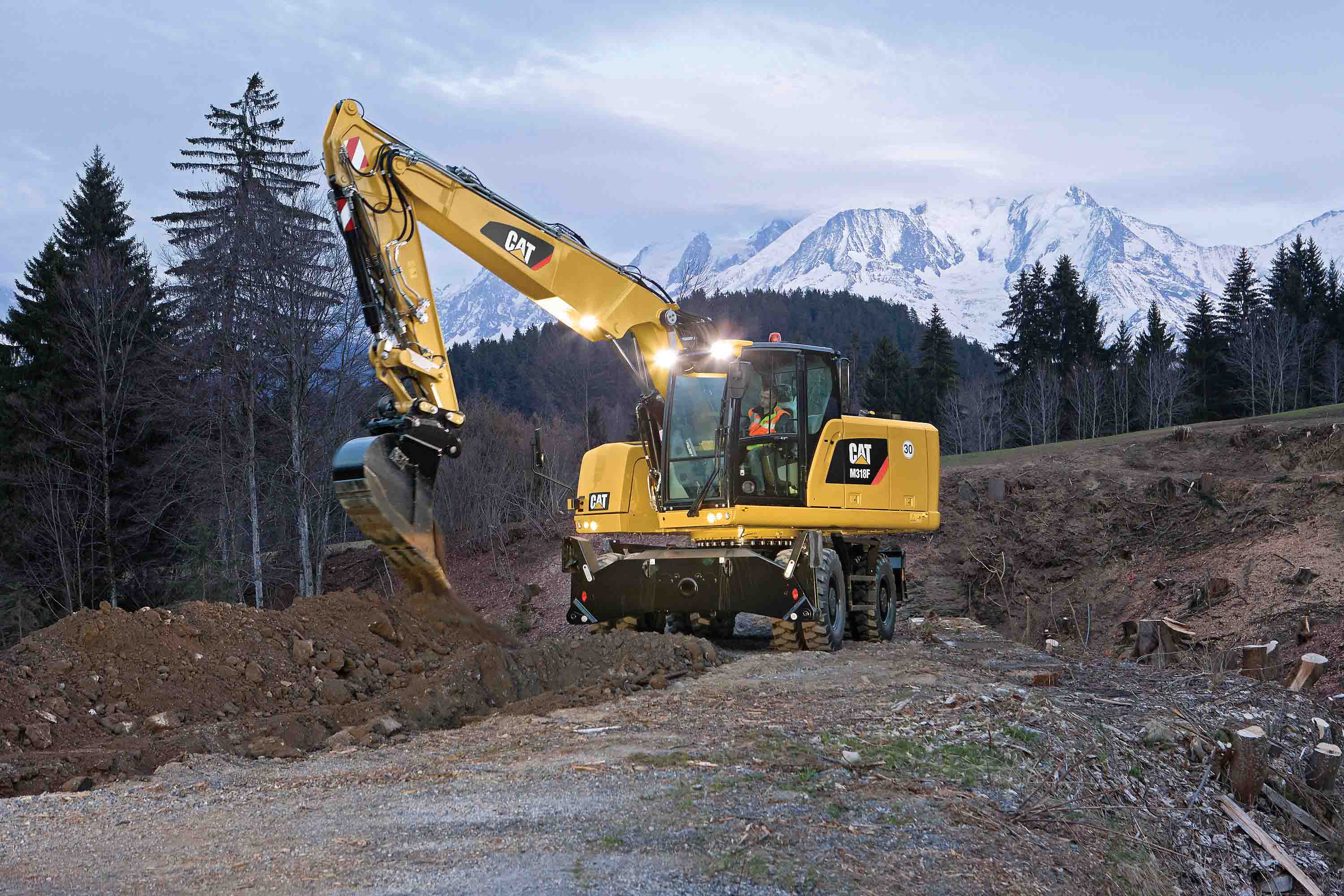 Caterpillar excavator 