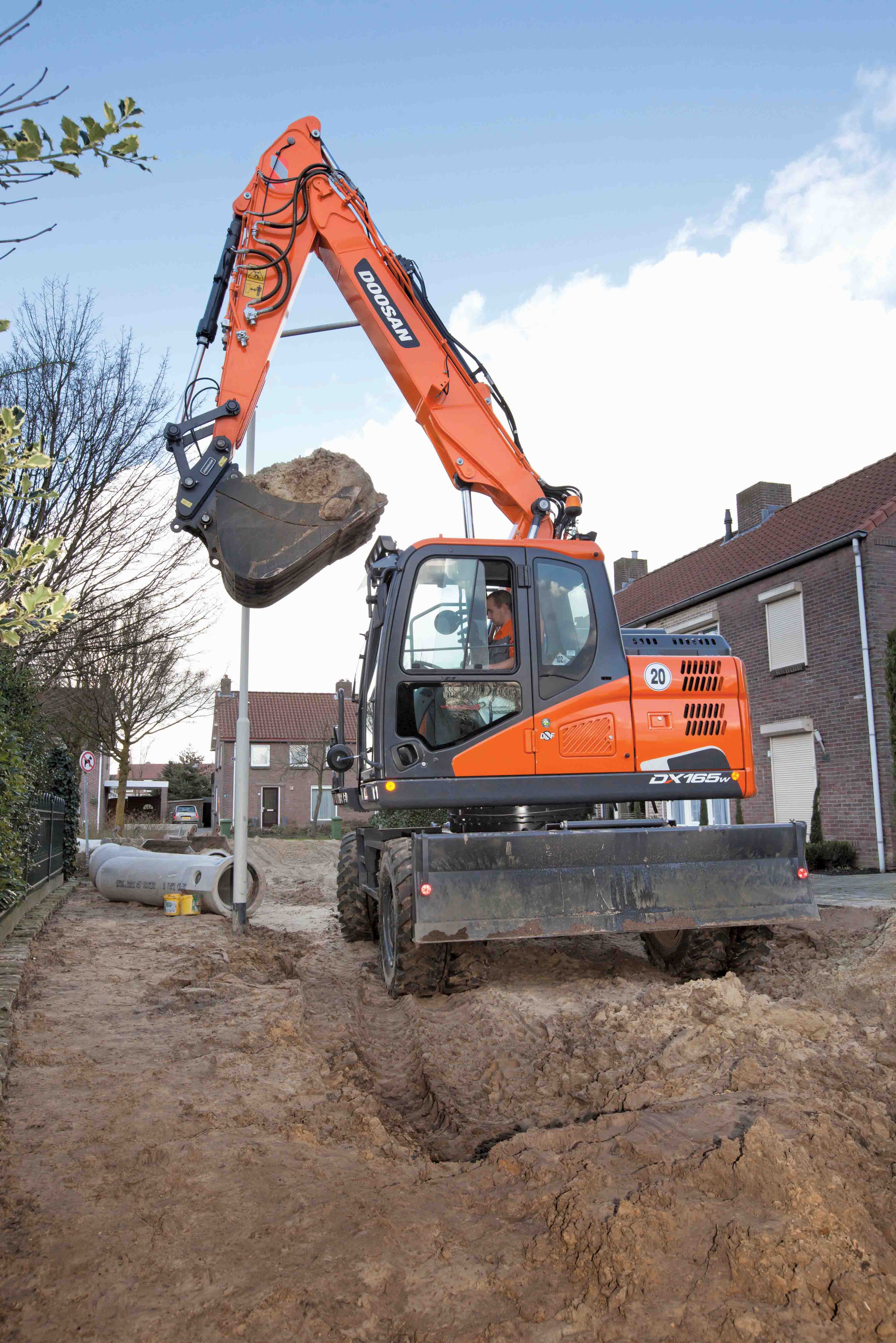 Doosan Bobcat wheeled excavator 