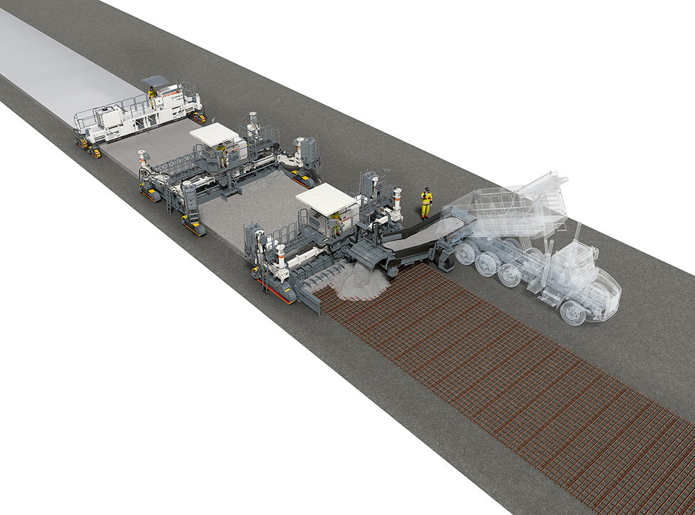 Wirtgen is offering new concrete slipforming technology