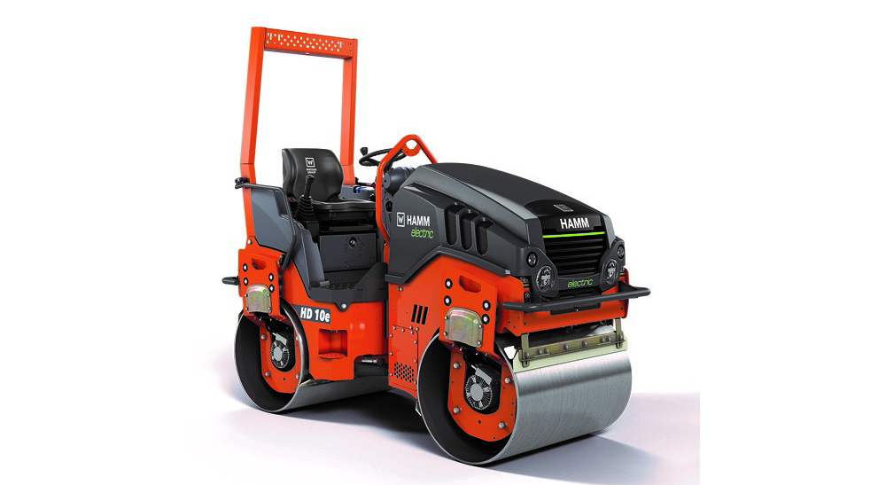 Hamm is introducing a series of electric asphalt compactors