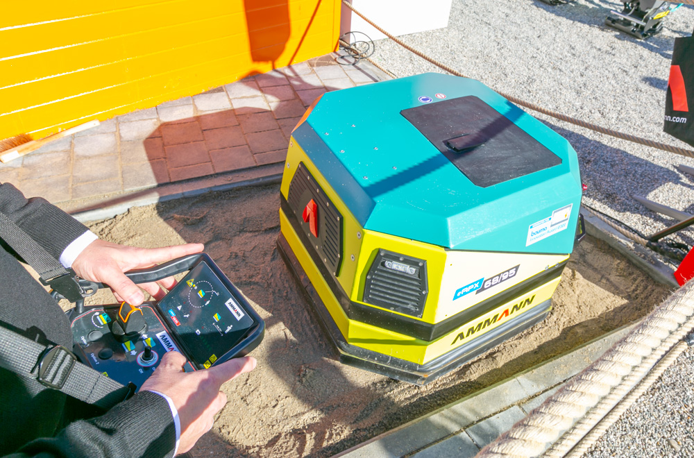 Mobility and versatility are key features of Ammann’s new compaction plate 