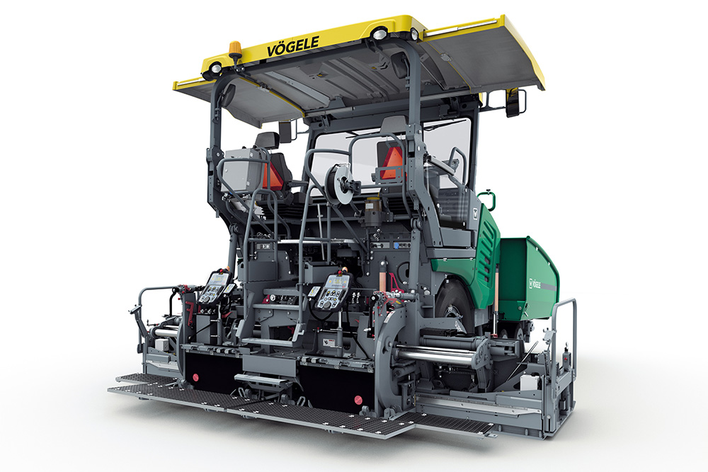 When fitted with the VF500 screed, the SUPER 1703i paver from  Vögele is aimed at the North American market