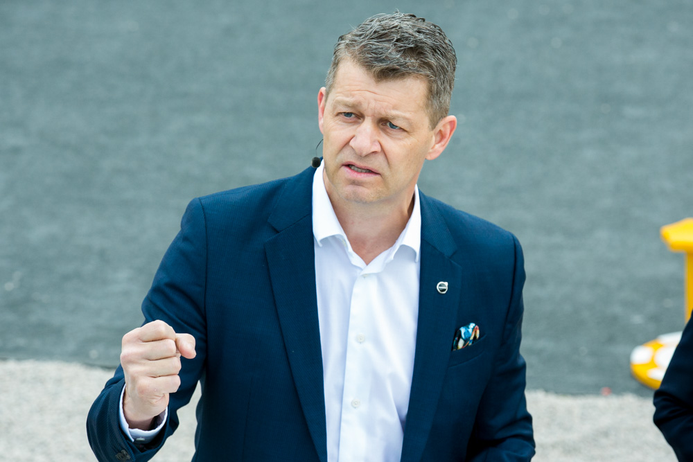 TheVolvo Group is preparing itself for the change to sustainability | Pictured Melker Jernberg 