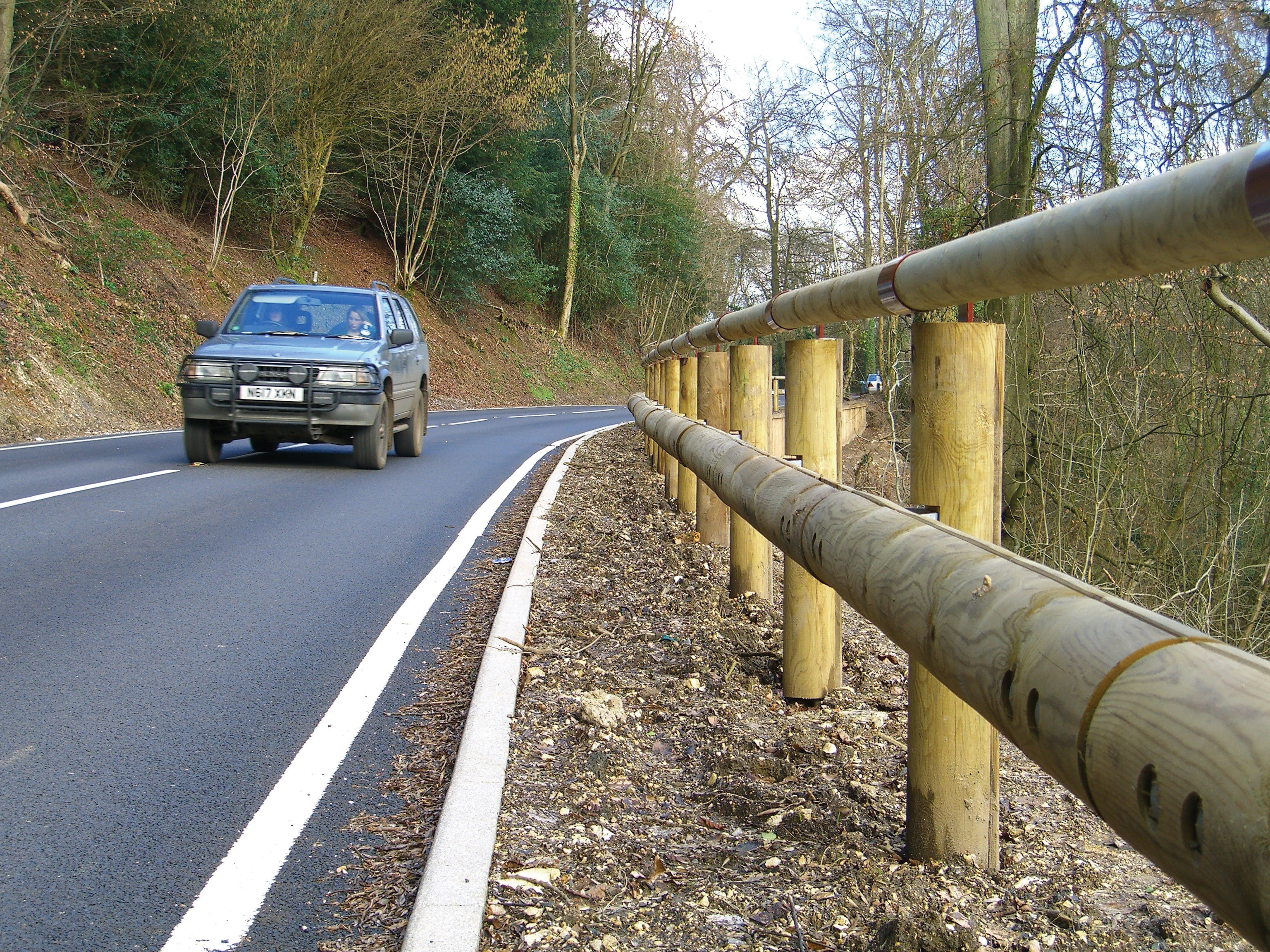 SCT wooden barriers