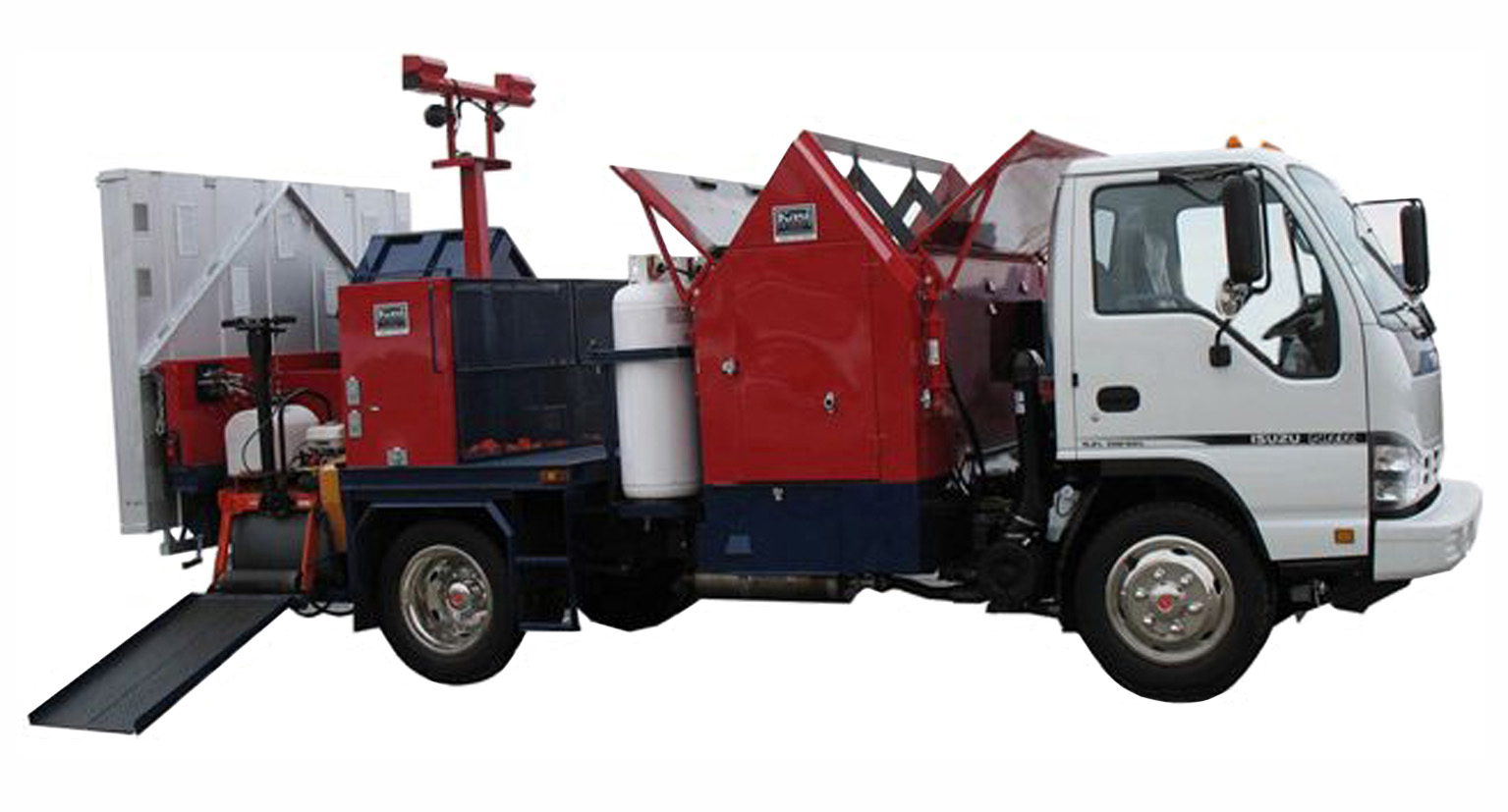 A picture of truck infrared equipment 