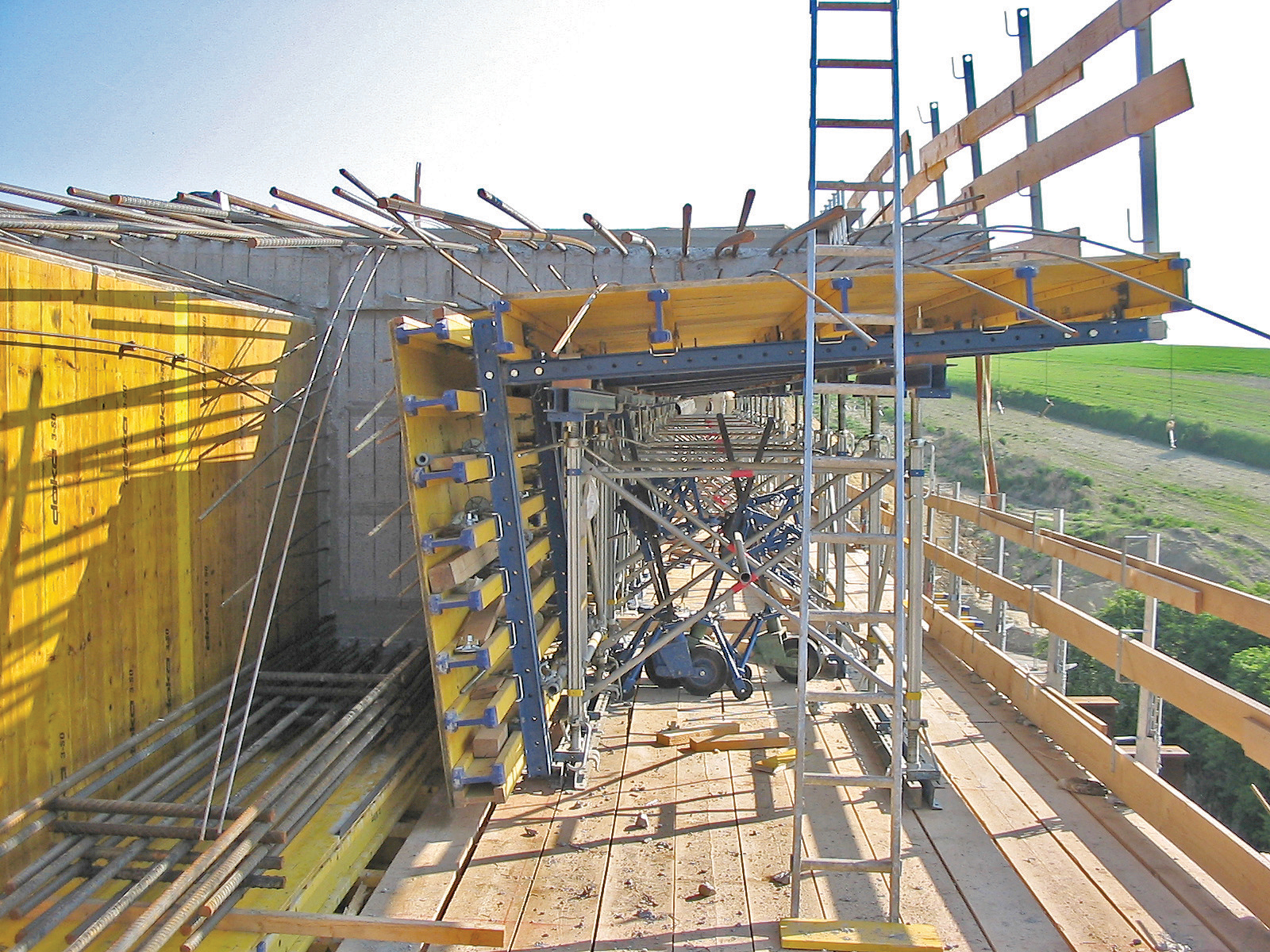 Brno carriageway under construction 