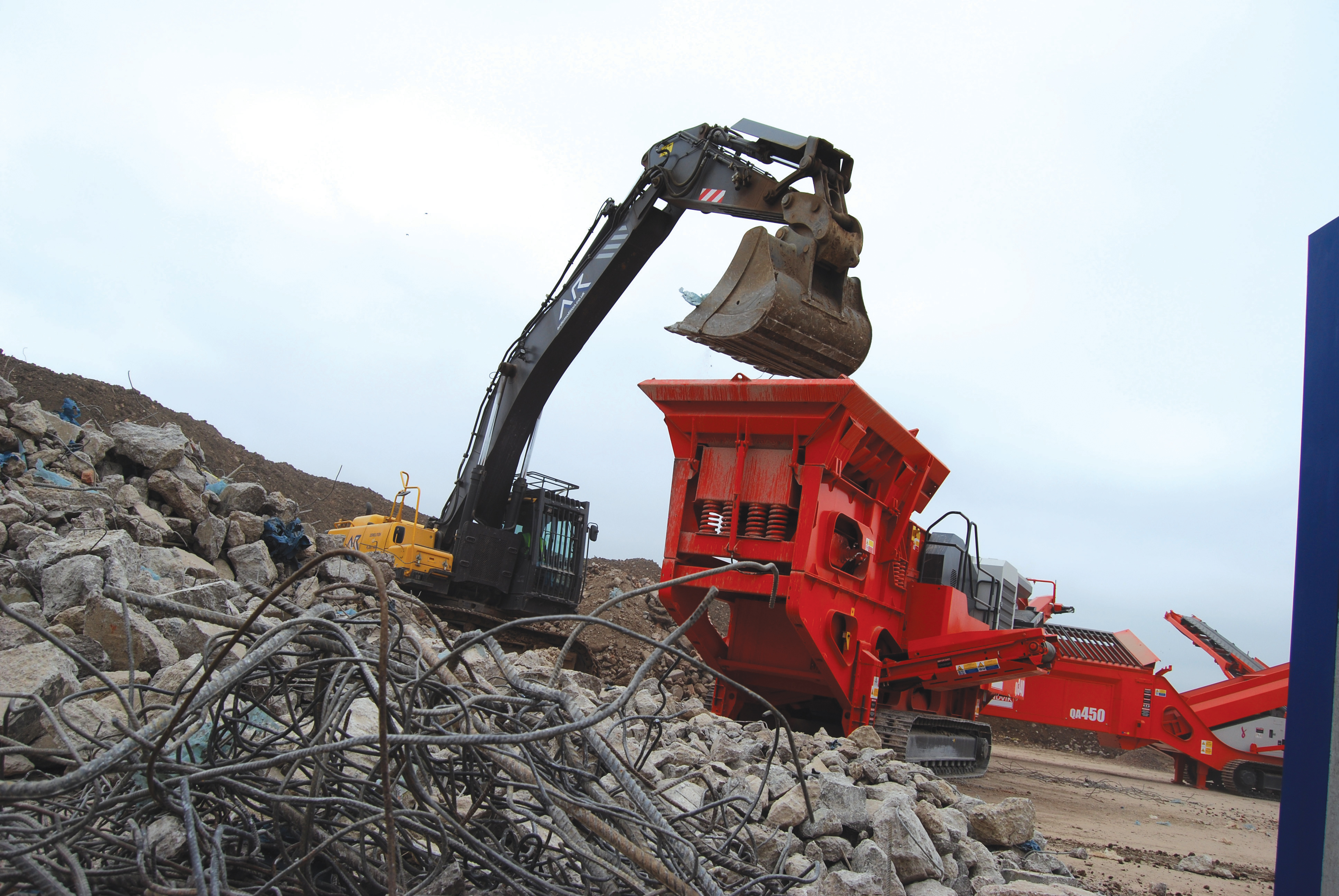 Sandvik crushing and screening plant