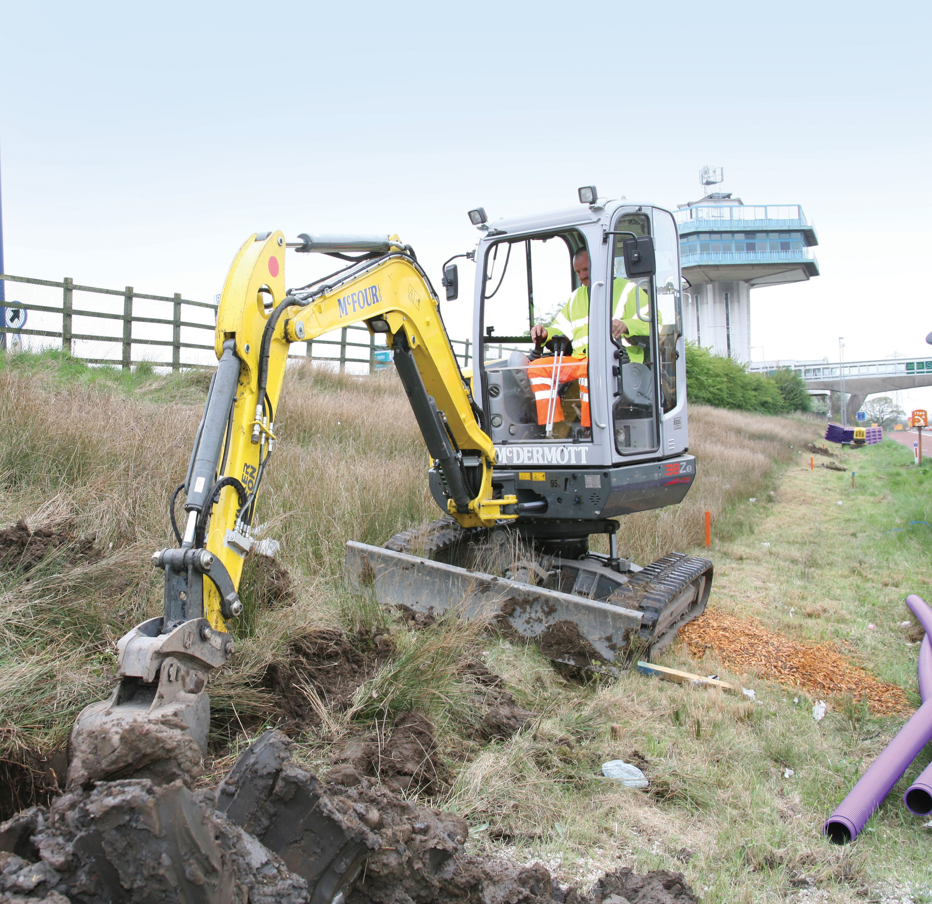 Wacker Neuson 38Z3 zero tailswing machine 