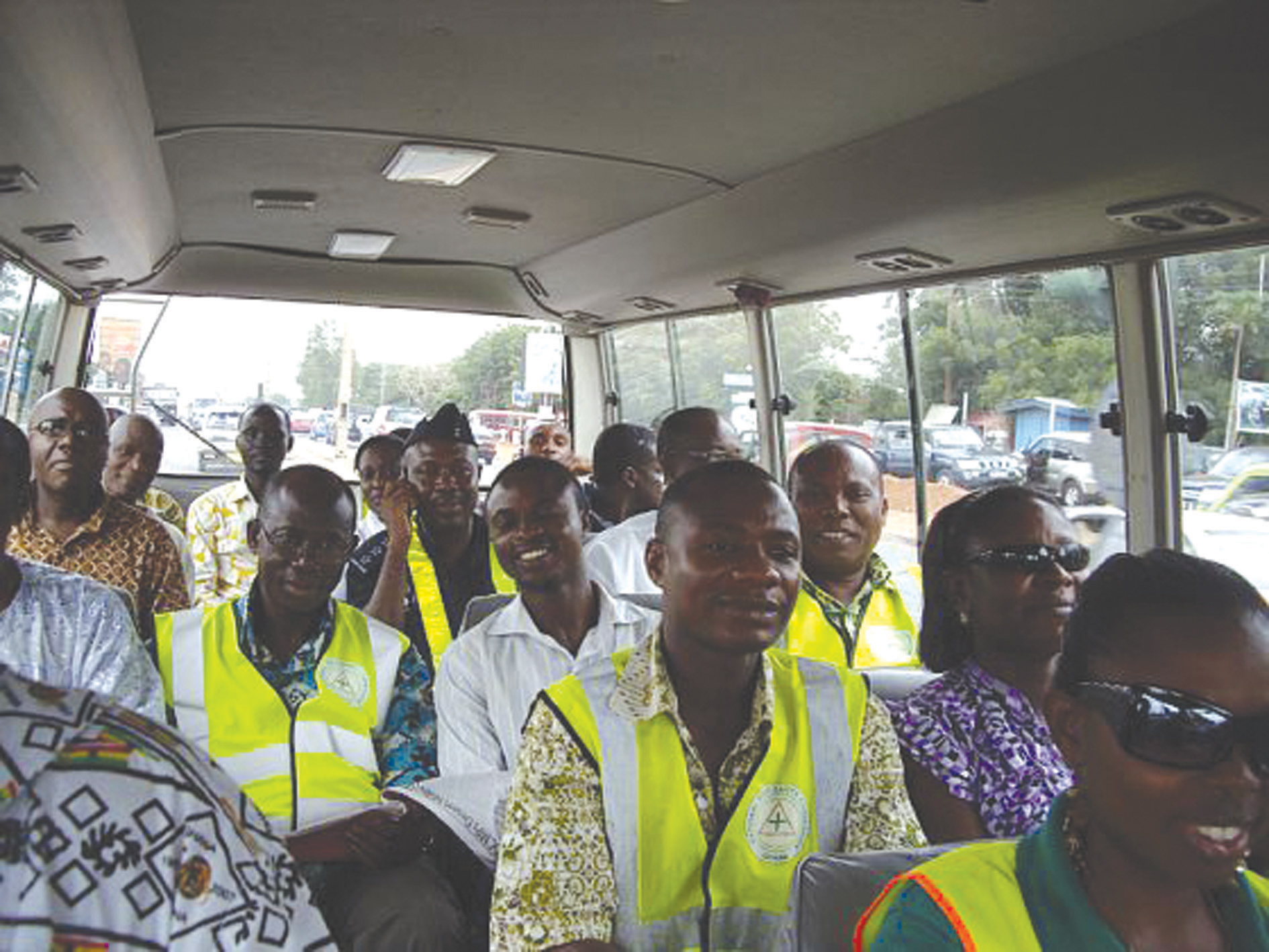 Participants in the Ghana VRU course 