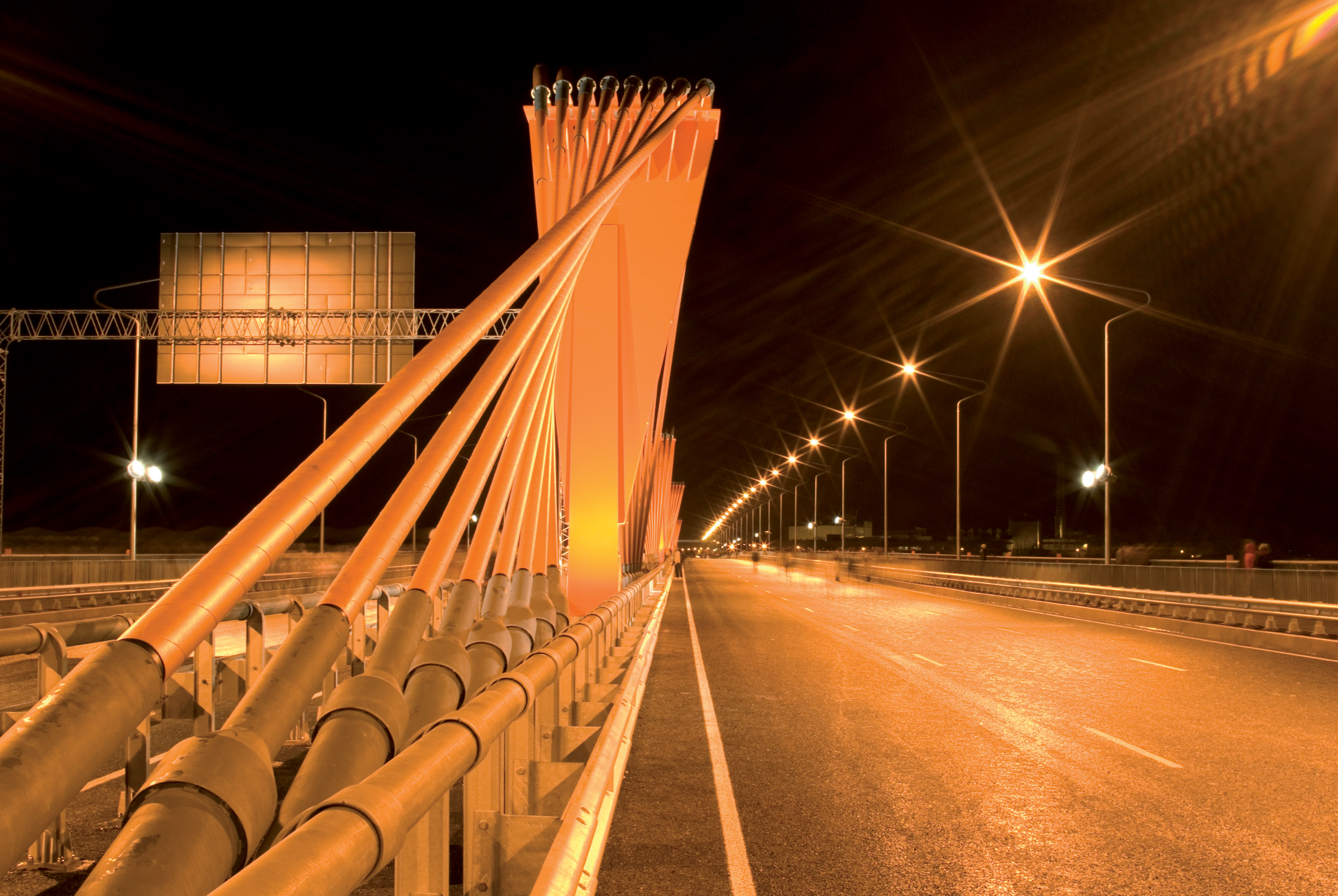 Part of Riga's Southern Bridge