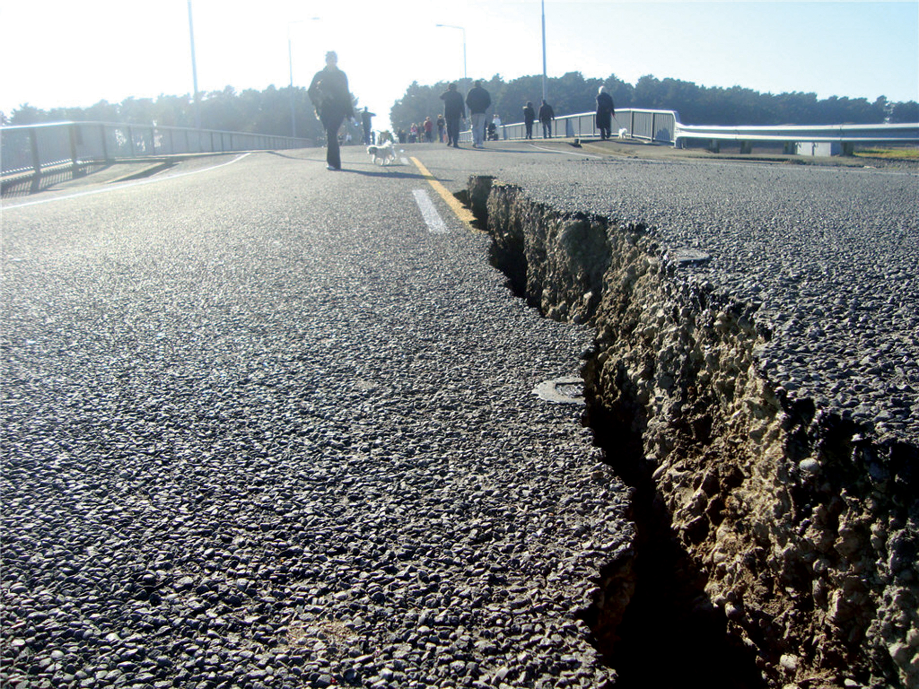 Damaged Bridge abutment