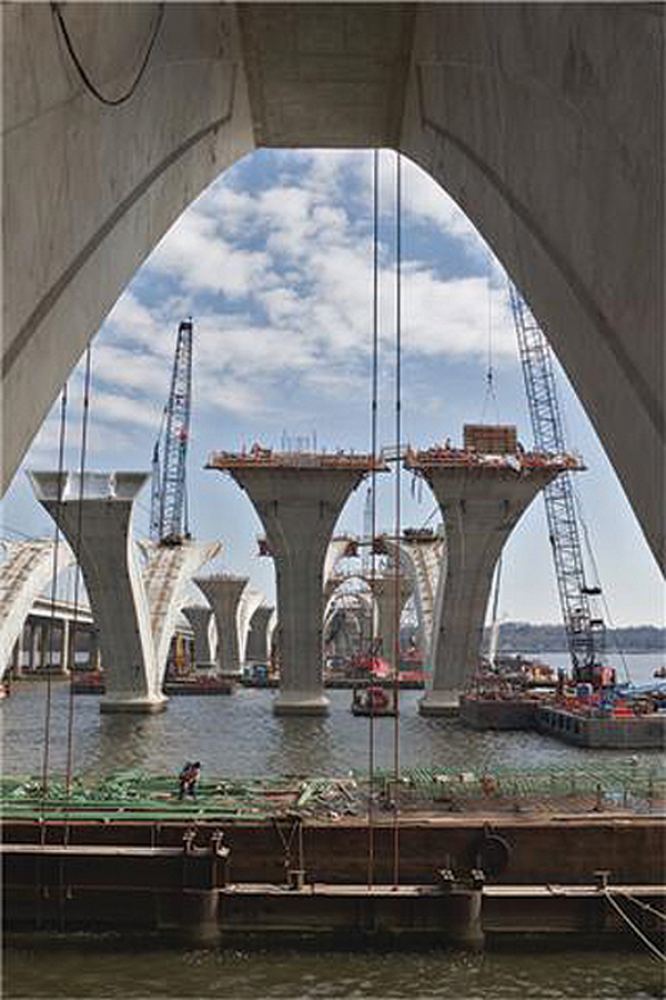 Woodrow Wilson Bridge construction