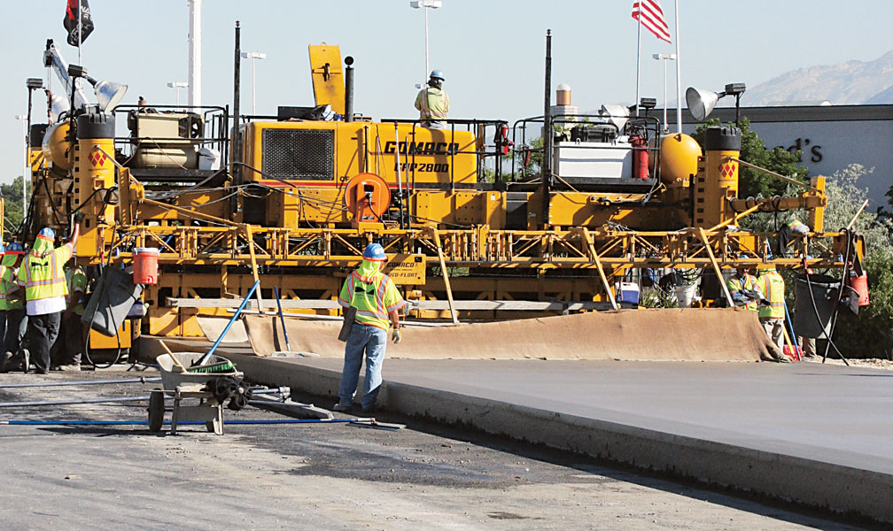 GOMACO GHP-2800s are at work on the project.