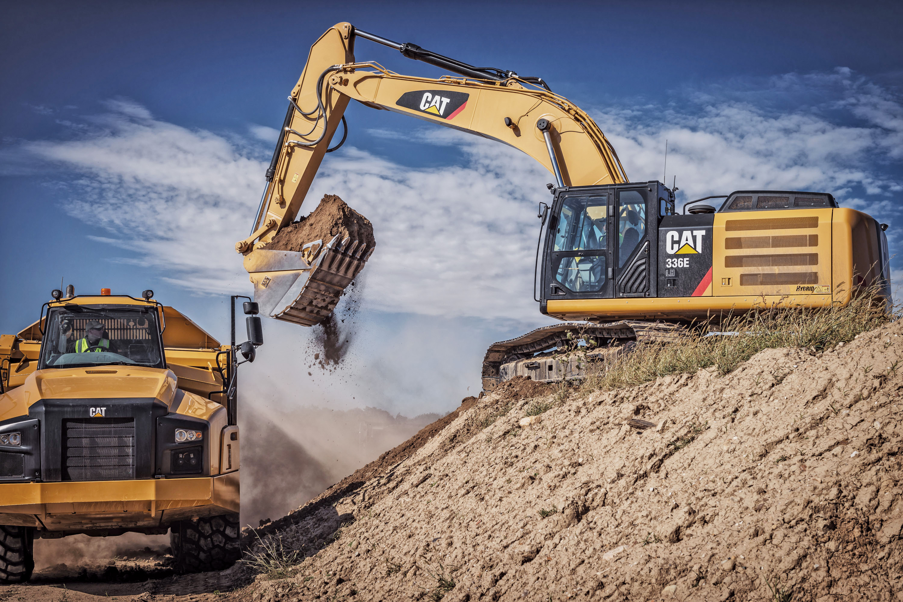 Caterpillar’s new hybrid excavator 