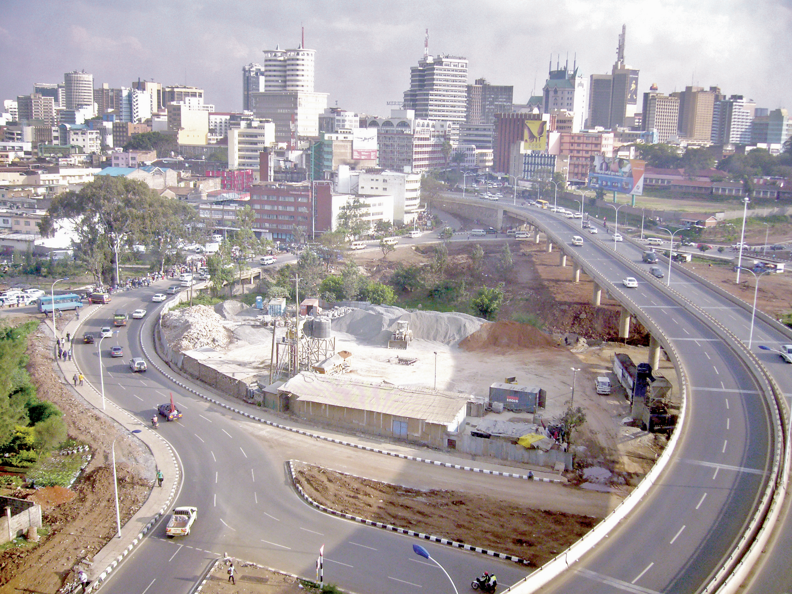 Thika superhighway at Globa roundabout 