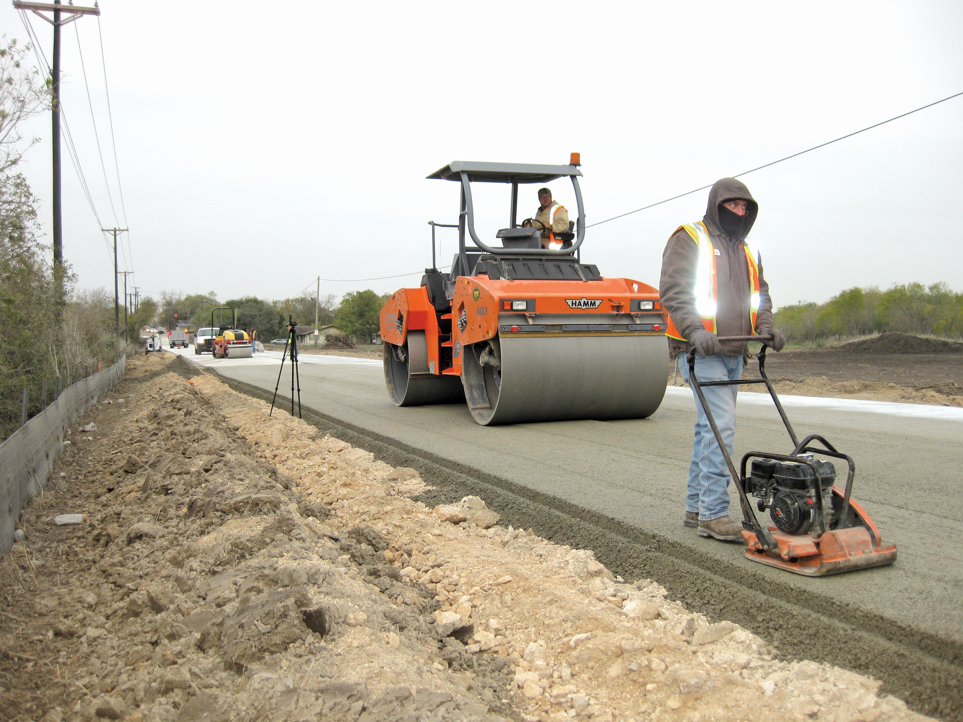 RCC pavement in New Braunfells replaced an asphalt surface