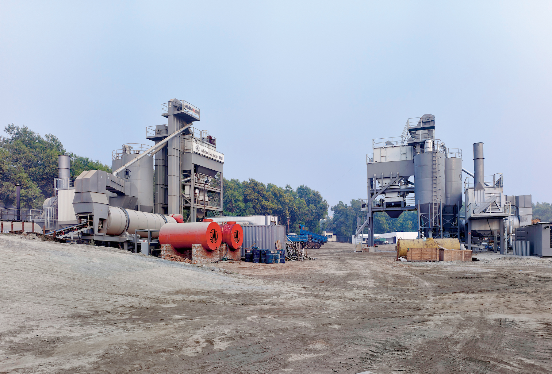 Ammann's asphalt mixing plants