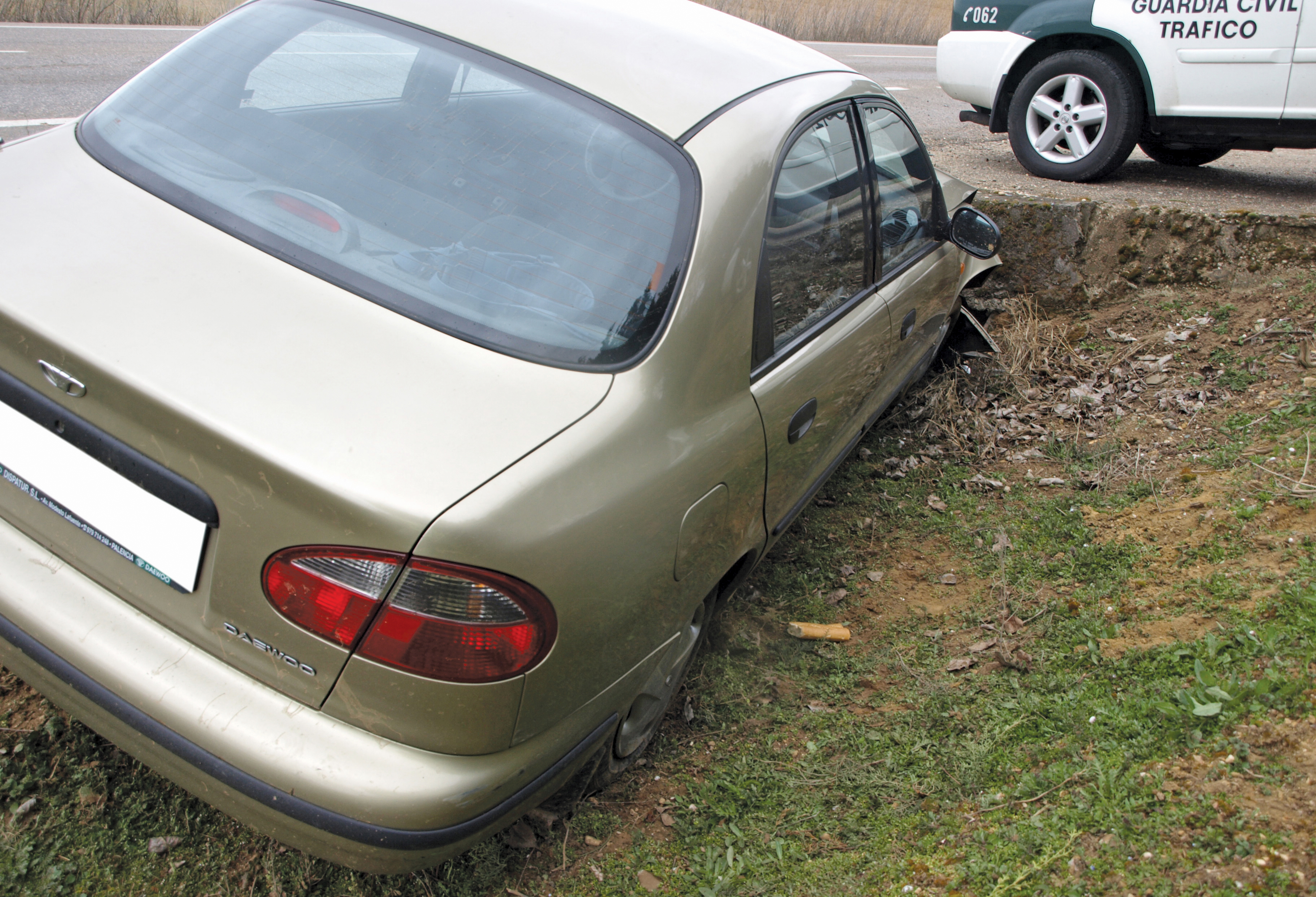 car after a crash 