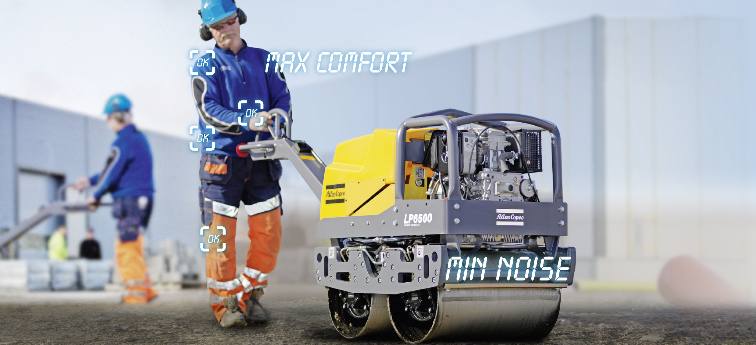 Atlas Copco’s LP6500 duplex roller 