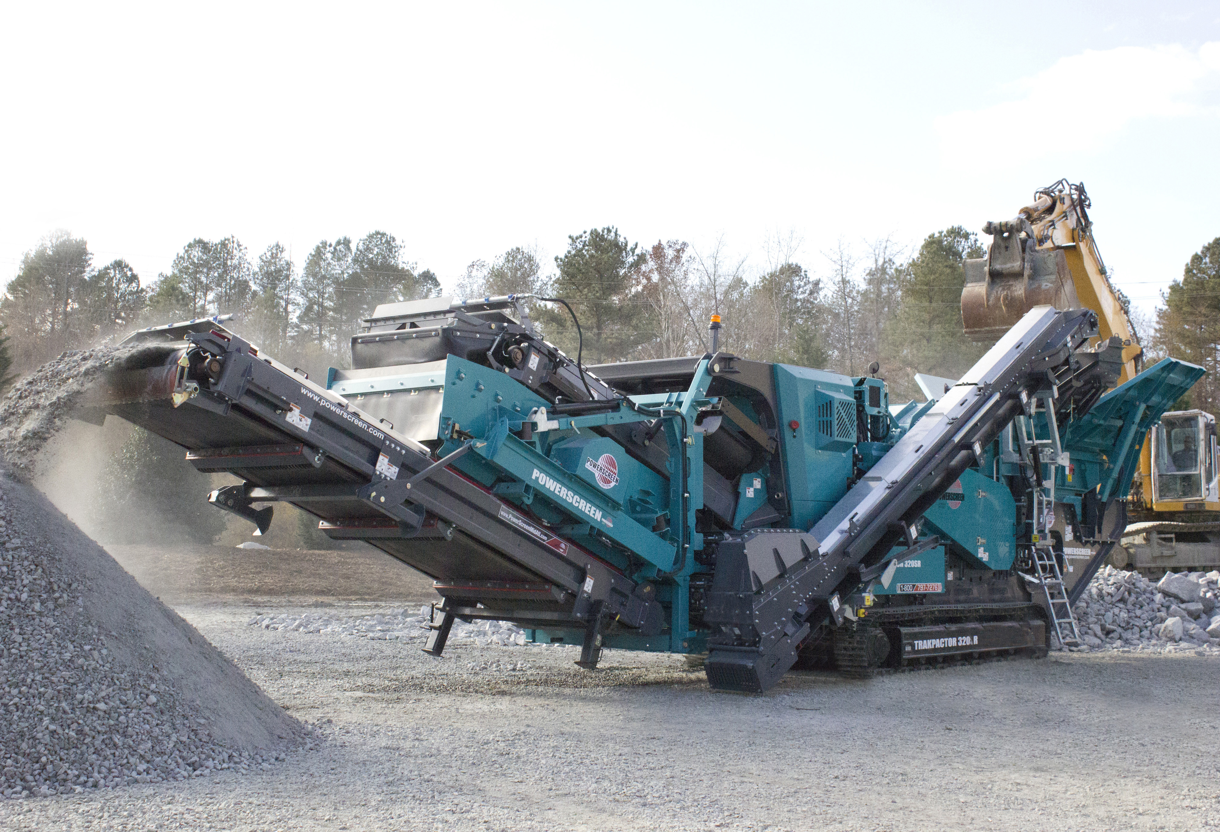 Powerscreen’s Trakpactor 320SR 