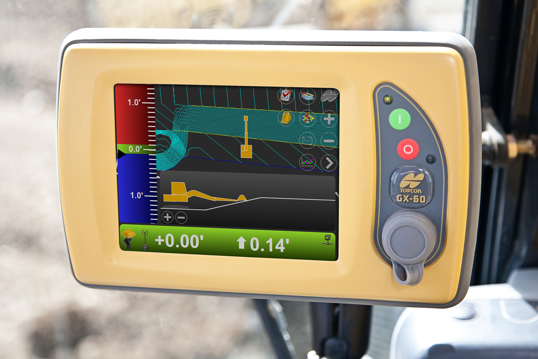 Topcon X63I 3D Indicate system for excavators