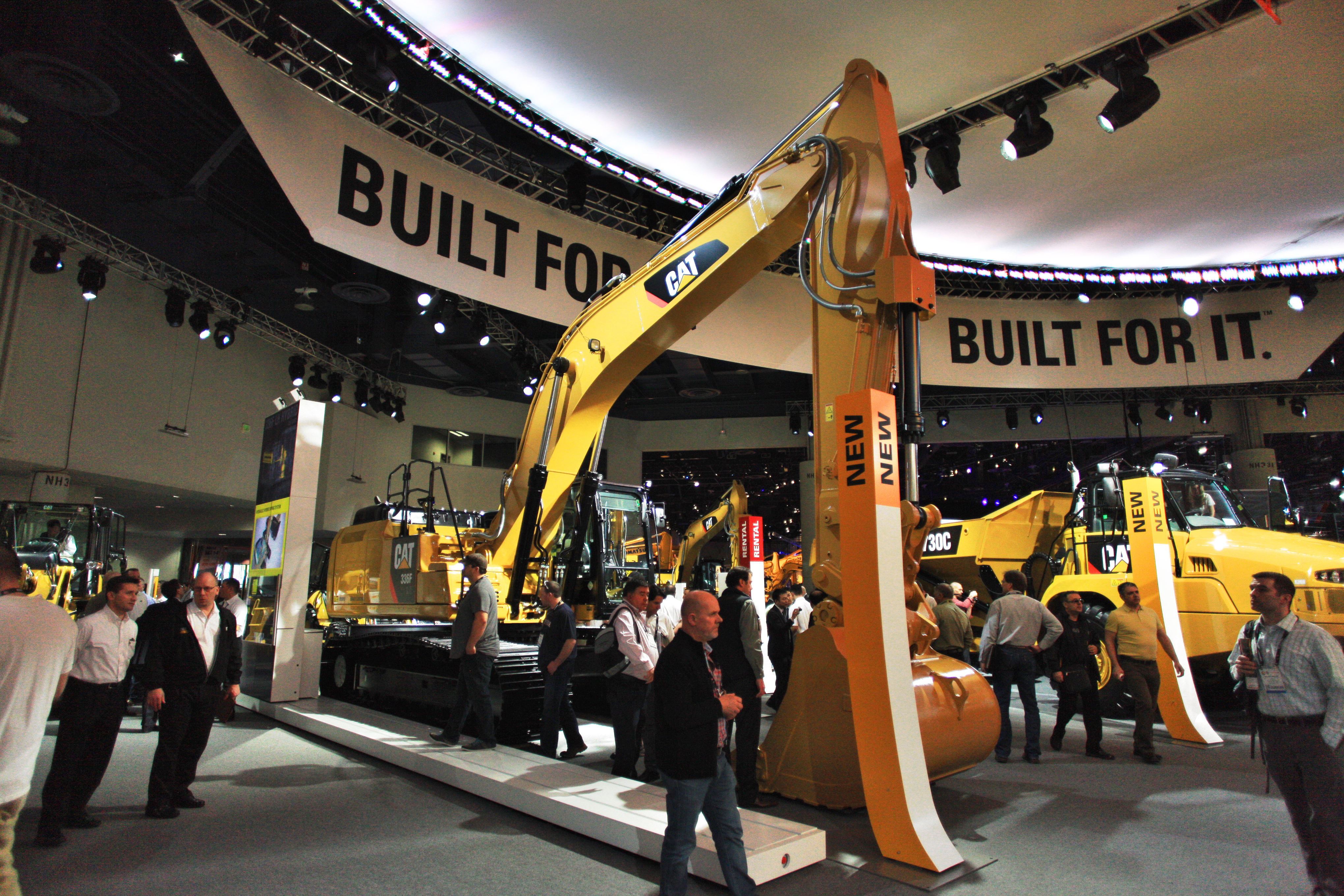 Caterpillar's 336F H hybrid crawler excavator