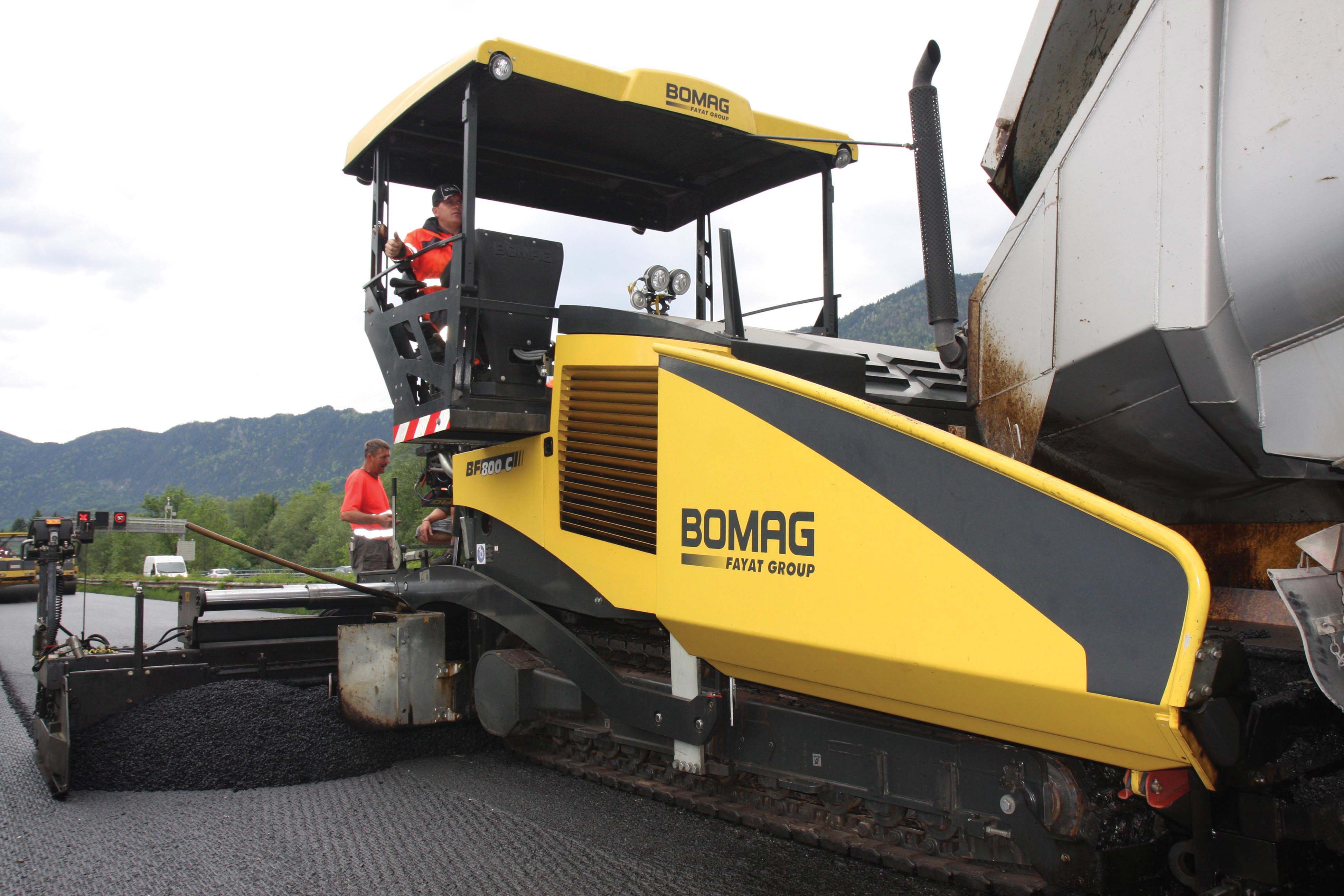 Bomag paving quality