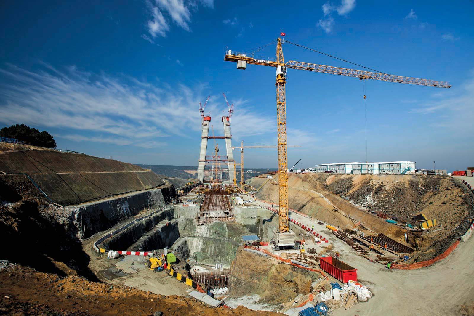 Enormous cuttings made to Bosphorus bridge