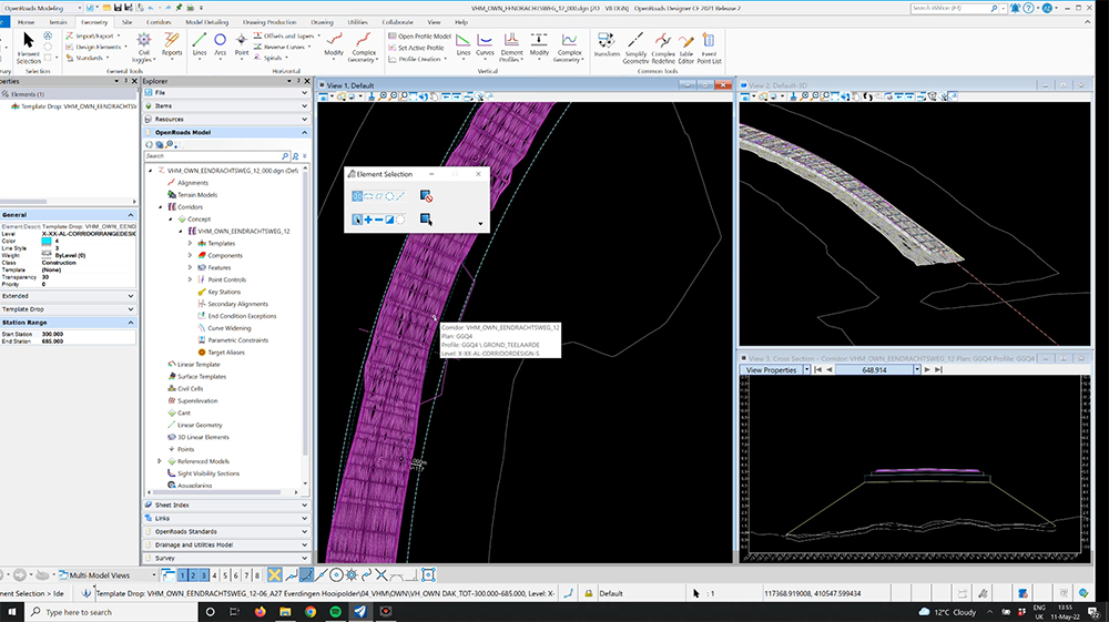 OpenRoads Designer for design