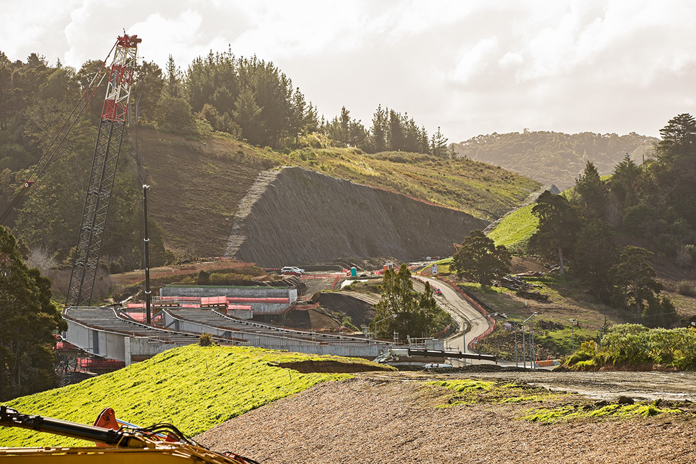 Puhoi Viaduct looking north