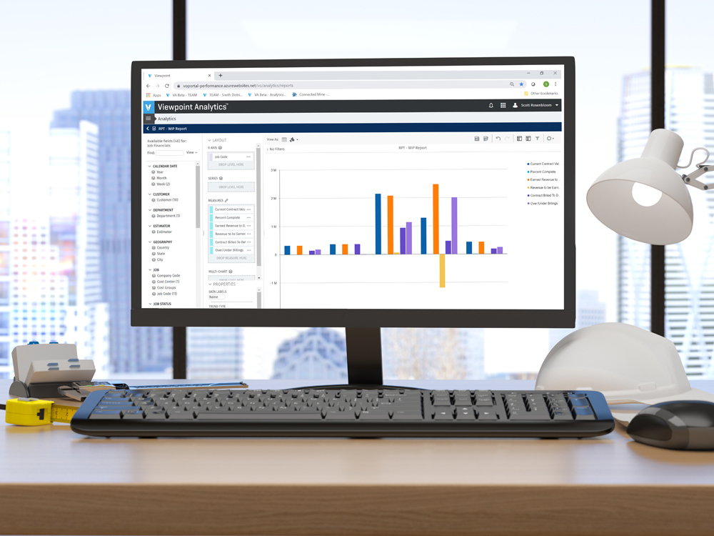 As further evidence of data becoming easier to access and use, Viewpoint and the CFMA recently teamed up to enable Viewpoint Analytics users to access CFMA Financial Benchmarker data as a comparison to their own performance on key industry indicators like job profitability, efficiency, and liquidity and leverage.