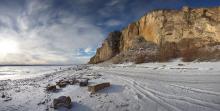 Emergent Russian Roads 3km Bridge River Lena