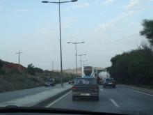 The Rabat bypass runs through the Bouregreg valley