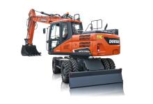 Doosan’s DX170W wheeled excavator 