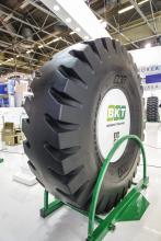 INTERMAT Day 2  BKT tyre 