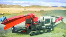 Sandvik QH331 tracked mobile cone crusher