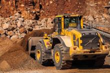 Volvo CE wheeled loader at TooWoomba