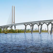 Proposed Champlain Bridge (artist impression)